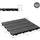 ECD Germany WPC Terrassenfliesen Anthrazit 30 x 30 cm 22 St.