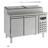 CombiSteel Gastro Kühltisch Kühltheke Saladette 2x1/1GN 6x1/3 GN 1360x700x1085mm