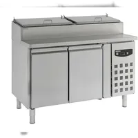 CombiSteel Gastro Kühltisch Kühltheke Saladette 2x1/1GN 6x1/3 GN 1360x700x1085mm