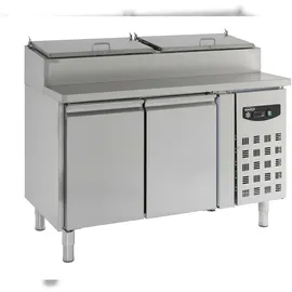 CombiSteel Gastro Kühltisch Kühltheke Saladette 2x1/1GN 6x1/3 GN 1360x700x1085mm