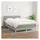 vidaXL Boxspringbett 140 x 200 cm Hellgrau