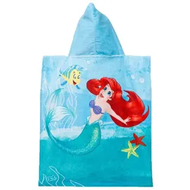 OEM Disney Ariel Badeponcho Für Kinder Hochwertiger Frottee Aus 100 % Baumwolle