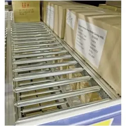 Bito Komplette Fachebenen mit Rollenbahnen B2700xT2450 mm, 6 Segmente verzinkt
