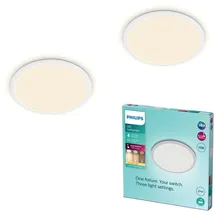 Philips Superslim 3x 15 W IP44 weiß