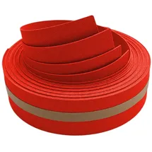 zaun|zu® Sichtschutzstreifen 255 x 4,7 cm Rot Kunststoff 2 St.
