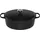 Le Creuset Signature Bräter 33 cm oval schwarz glänzend
