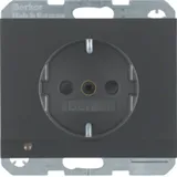 Berker SCHUKO-Steckdose anth/ma 41097006