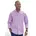 S Regular-fit Herren Gr XXXL 47/48 N-Gr lila lila weiß Web Obermaterial 100 Baumwolle gestreift regular fit Rundhals Manschette Hemden Oxfordhemd langarm mit Button-down-Kragen aus reiner Baumwolle