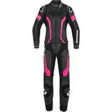 Spidi Laser Touring 2-Teiler Damen Motorrad Lederkombi, schwarz-pink, Größe 38