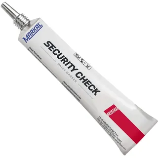 Markal Schraubensicherungsmarker Security Check, 50 ml, Schreibfarbe: R