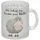 speecheese Schaf Glas Tasse mit Spruch Ich Schaf das komme was Wolle Flauschiger Cartoon-Schaf Mug Lustiger Witz für Bauernhof Garten Party