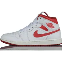 Nike Air Jordan 1 Mid Se Dune Red - EU: 45.5 - Weiß