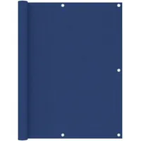 vidaXL Seitenmarkise 120 x 500 cm Blau Aluminium