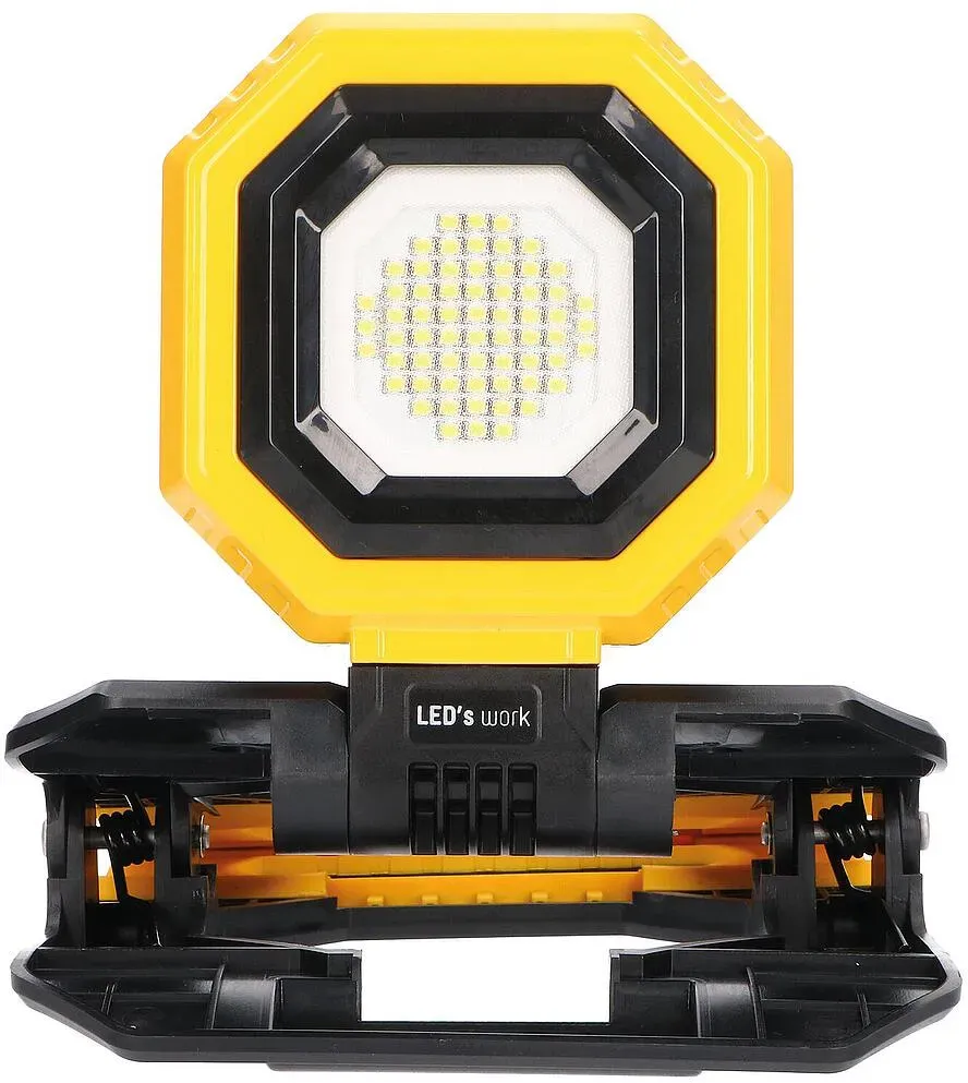 LED Akku Arbeitsleuchte, mit Gerüstklemme LEDs Work