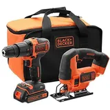 Black & Decker BCK22S1S-QW Handbohrmaschine