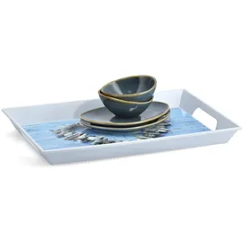 Zeller Present Tablett HERZ 50 x 35 cm
