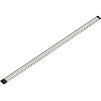 PARLAT LED Unterbauleuchte SIRIS silber matt, weiß, 4100 K, flach, 90 cm, 1044 lm, 10,2 W, 24V DC, Schalter, Stecksystem ATOM, IP20, Netzteil erforderlich (nicht enthalten)