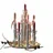Loberon Stabkerzenhalter Calcot Aluminium Antiksilber