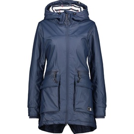 Alife & Kickin "AudreyAK A Rainstyle Coat Damen Langjacke, Übergangsjacke" Gr. L, blau (marine) Damen Jacken Lange