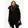 Superdry Fuji Faux Fur Damen. Kapuzenjacke schwarz M,