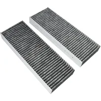 Allspares Aktivkohlefilter für BAKFS und BIU/BHU/BFIU (2St.) - Silber/Schwarz