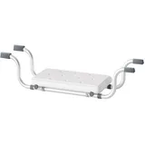 Karat Badewannensitz Levi - Badewannenbrett Verstellbar und rutschfest Belastbar bis 136 kg 1 St