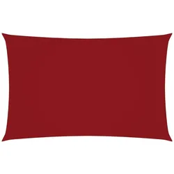 vidaXL Sonnensegel Oxford-Gewebe Rechteckig 4x7 m Rot