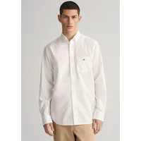 GANT Regular Fit Popeline Hemd - weiß S