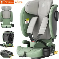Daliya® JOYMAX i-Size Kindersitz, ISOFIX, Top Tether mit Warnmelder, für Kinder 76-150 cm, ab 15 Monaten, 9-36 kg, Autokindersitz | Grün - Grün
