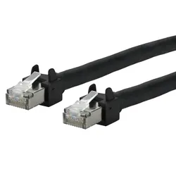 METZ CONNECT Patchkabel 6kV Flex500 Outdoor, schwarz, 10 m