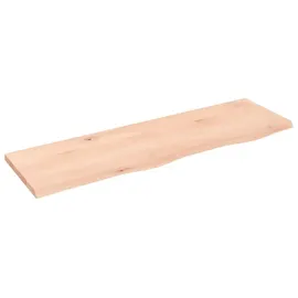 vidaXL Wandregal 100 x 30 x 2 cm Eiche Unbehandelt