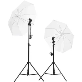 vidaXL Fotostudio-Set mit Beleuchtung, Hintergrund und Reflektor