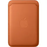 Apple iPhone Feingewebe Wallet mit MagSafe Fuchsrot
