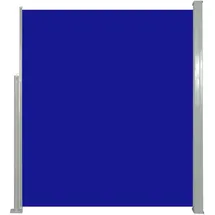 vidaXL Seitenmarkise Ausziehbar 160 x 500 cm Blau