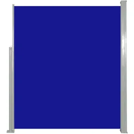 vidaXL Seitenmarkise Ausziehbar 160 x 500 cm Blau
