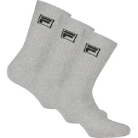 FILA, Unisex, Socken, Tennis Socks 3 Pairs Per Pack, Grau, (3er Pack, 39 - 42)