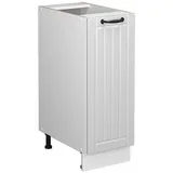 Vicco Apothekerschrank Fame-Line, 30 cm, AP Eiche, Weiß Landhaus/Weiß - Weiß