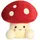 AURORA Pp Amanita Mushroom 33 cm Beige