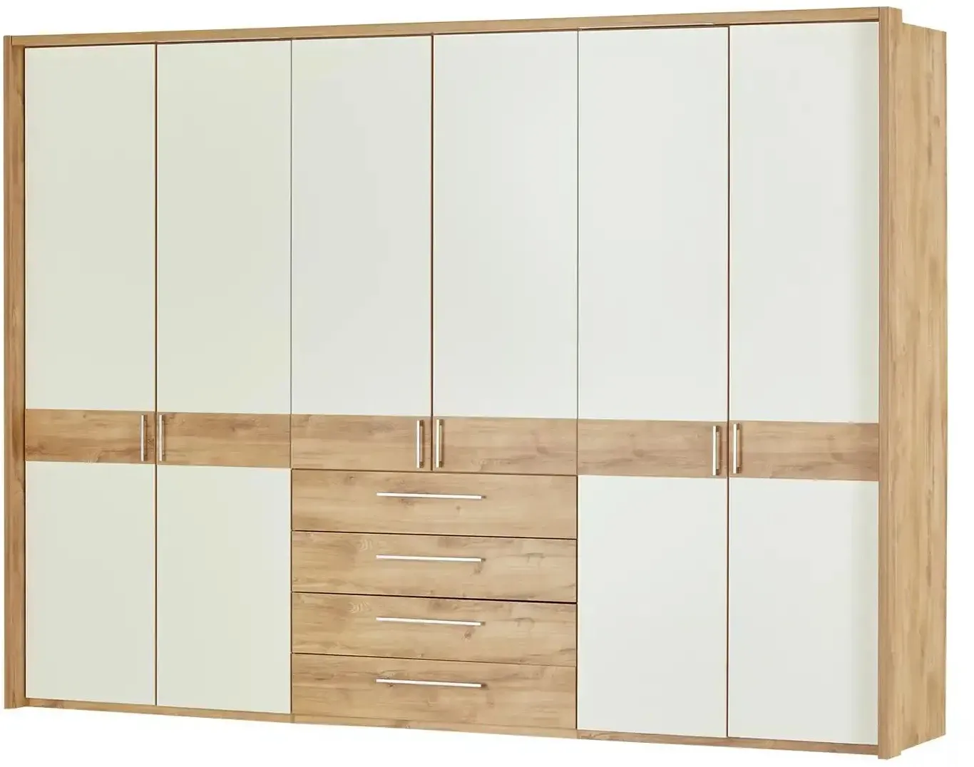 uno Drehtürenschrank  Keva , holzfarben , Maße (cm): B: 306,4 H: 220 T: 65.0