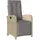 vidaXL Gartensessel 57,9 x 57,9 x 108 cm beige