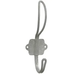 IB Laursen Haken Metall, 11,00 cm, Grau/Zink