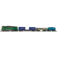 Piko H0 (1:87) 97940 - Start-Set mit Bettung M62 + 3 Güterwagen SZD VI