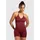 SMILODOX Crop Top Malena, in Bordeaux | Gr.: M