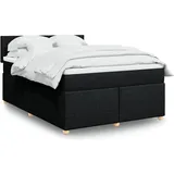 vidaXL Boxspringbett 180 x 200 cm Schwarz