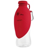 Hunter Outdoor Trinkflasche mit Silikonnapf List 550 ml, rot