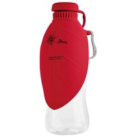 Hunter Outdoor Trinkflasche mit Silikonnapf List 550 ml, rot