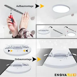 enovalite LED-Panel, EEK: F, 24W, 2565lm, CCT, ø330