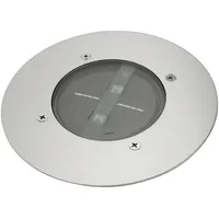 smartwares Bodeneinbauleuchte 1 LED rund Edelstahl (gebürstet)