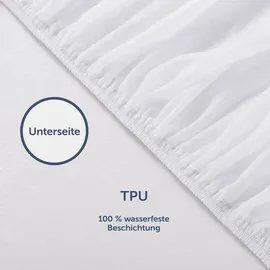 Blumtal Blumtal® Matratzenschoner - 90x200 cm im 2er Set- Matratzenschutz wasserdicht - Oeko-TEX zertifizierter Matratzenschoner wasserdicht 90x200 - knisterfreier Schoner Matratze - Nässeschutz atmungsaktiv