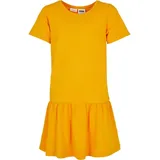 URBAN CLASSICS Girls Valance Tee Dress, Sommer Volantkleid für Mädchen, Kurzarm, magicmango, 134/140